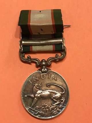 British George VI India General Service Medal with Clasp - S.  W.  Scouts 2