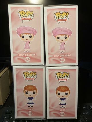 FUNKO POP TELEVISION I LOVE LUCY Complete Set Of 4 Common Barnes & Noble Target 3