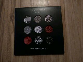 Twenty One Pilots Blurryface Vinyl - Black And Red Split