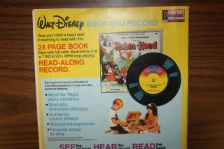 PETE ' S DRAGON WALT DISNEY 24 Page Read - Along Book and Record 2