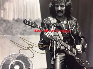 Tony Iommi Black Sabbath Autographed Signed 8x10 Photograph
