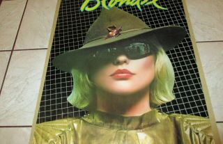 Blondie 1979 RARE PROMO Eat to the Beat Poster NEAR Debbie Harry 3