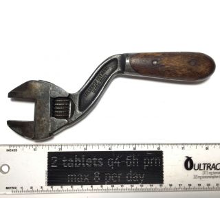 Vintage The H.  D.  Smith & Co.  Perfect Handle " S " Shaped Adjustable Wrench