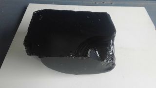Large piece (10,  lbs) Obsidian rough cutting/knapping stock.  Glass Butte,  Oregon. 3