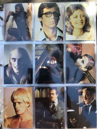 The Rocky Horror Picture Show 1995 Complete Set Of 90trading Cards,  Subset Of 3