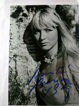 Marina Vlady Authentic Hand Signed Autograph 4x6 Photo - Sexy French Actress