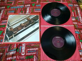 The Beatles 1962 - 1966 Double Lp Record Album Capitol 1988 C1 - 9 Great Press