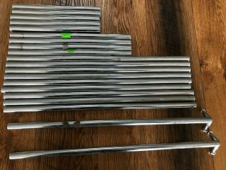(32) Poul Cadovius Stainless Steel Rods Poles