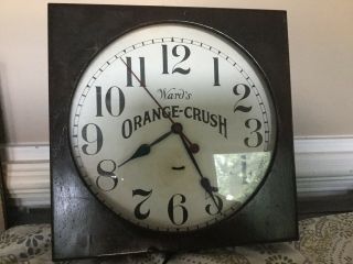 1930s Orange Crush Advertising Clock