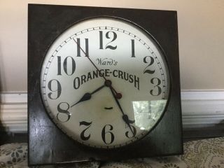 1930s Orange Crush Advertising Clock 2