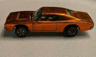 Hot Wheels Redline 1968 Orange Custom Dodge Charger 2