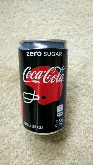 Coca Cola Factory Error Empty Can,  Zero Sugar 7.  5 Fl Oz,  222ml