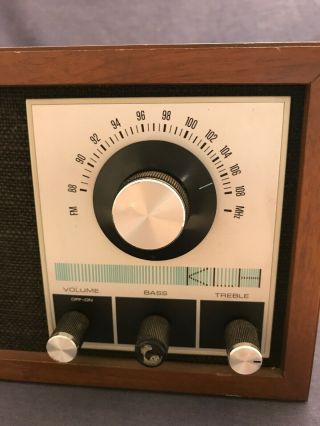 Vintage 1960 ' s KLH Model Twenty - One 21/II FM Radio Walnut Cabinet A021 2