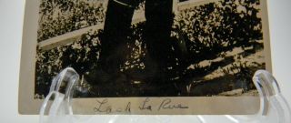 Vintage Signed Autograph Photograph,  Lash LaRue,  Black & White Cowboy Photo,  NR 3