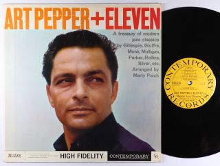 Art Pepper,  Eleven - Modern Jazz Classics Lp - Contemporary Og Press Mono Dg Vg,