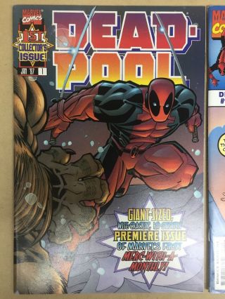 Deadpool 1 & 11 1st Series 1997 Spider - man Fantasy 15 Homage Cover Key 2
