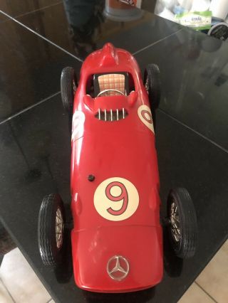 Vintage Cox Thimble Drome Mercedes Benz Racer W - 196 Red