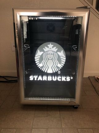 Starbucks Fridge W/ Led Lights