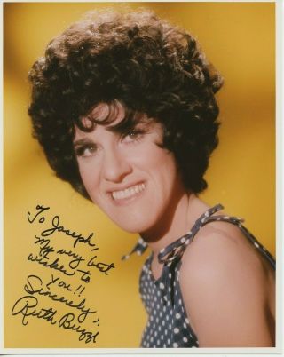 Autographed 8 X 10 Photo Actress Comedienne Ruth Buzzi Laugh In Fame