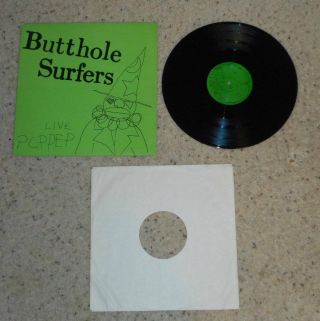 Vintage Butthole Surfers Live Pcppep Vinyl Record Alternative Tentacles Virus 39