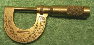 Brown & Sharpe 1 " Micrometer - Ready To Use.  Us Ship -