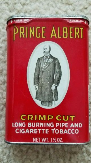 Prince Albert Pipe And Cigarette Tobacco Tin