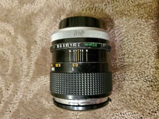Vintage Canon FD 35mm 1:2 Lens Lens Film Camera Made in JAPAN 3