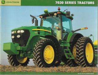 John Deere 7030 Series Tractors Sales Brochure