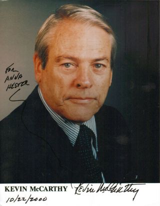 Kevin Mccarthy (d.  2010) - Invasion Of The Body Snatchers - Autograph Photo