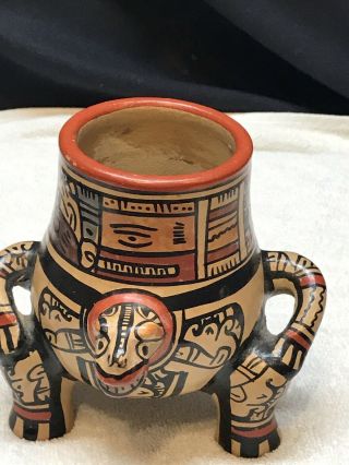 Vintage Unusual South American Pottery Vase/vessel