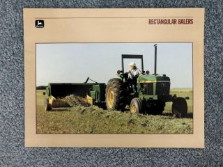 Vintage John Deere Haying Equipment Sales Brochures 1985 - 1988 2