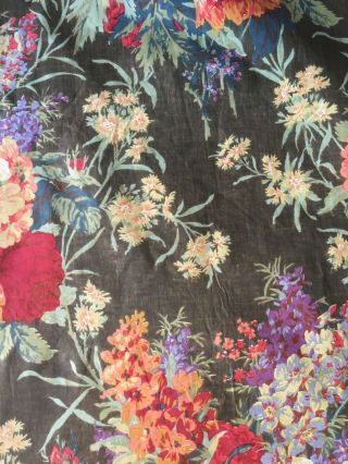 19th C.  French Printed Floral Fabric (2893) 3