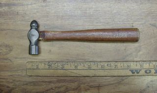 Vintage Plumb Ball Peen Hammer,  5.  8oz. ,  W/original Plumb Leader Handle