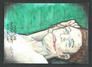 American Horror Story Season 1 Breygent Sketch Card By Chuck Jett