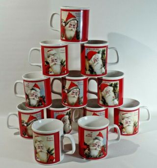Christmas St.  Nicholas (circa 1910) Cups 1 Dozen By The Santa Claus Shoppe
