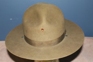 Pre Ww2 U.  S.  Army Cavalry Officers " Stetson " Marked Campaign Hat,  Named