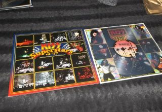 Kiss Superstars Of 1977 Limited 500 Clear Colored Love Gun Live Vinyl Lp Rare