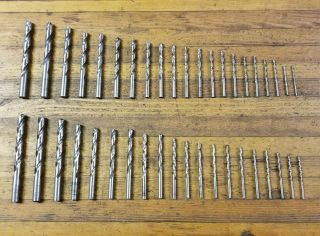 Vintage Machinist Drill Bits • Hss Metal Toolmaker Drilling Screwdrivers Set Usa
