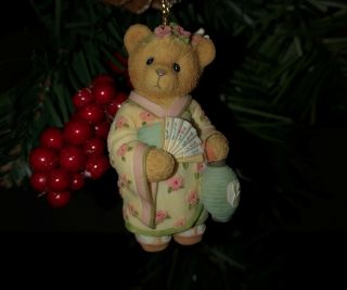 Cherished Teddies Ornament.  Japanese Girl Item 450936