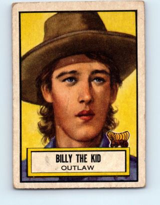 63 Billy The Kid Vintage 1952 Topps Look 