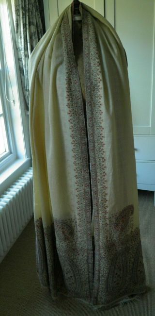 Fine Antique Georgian / Regency Kashmir Shawl / Costume Accessory C1800