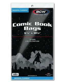 300 Bcw Current Modern Age Comic Book Bags And Boards