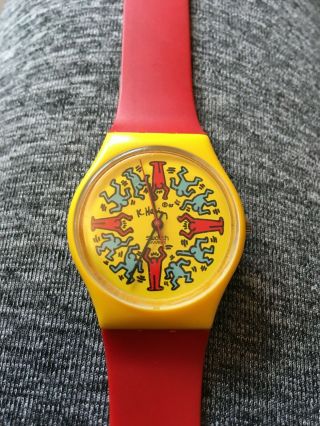 Rare Keith Haring 1985 Limited Edition Vintage Swatch