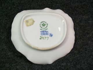 Royal Copenhagen Porcelain Frog on Lily Pad Trinket Dish 2477 Denmark 3