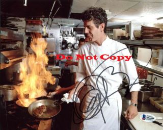 Anthony Bourdain No Reservations Signed 8x10 Autographed Rp