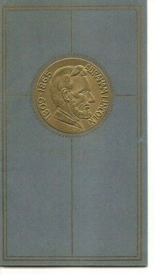 Vintage 1924 Advertising Booklet Illinois Watch Company Abraham Lincoln 20 Pages