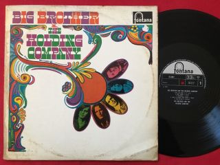 Janis Joplin Big Brother & The Holding Company Rare Uk Press Mono Lp (1967)