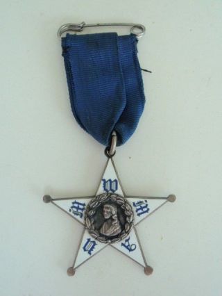 Usa Society National Mary Washington Memorial Association Medal.  Silver.  Named