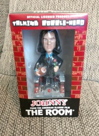 The Room Talking Johnny Bobblehead Tommy Wiseau Bobble Head The Disaster Artist