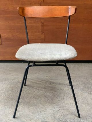 Paul Mccobb Planner Group Iron Base Desk Side Chair Mid - Century Modern